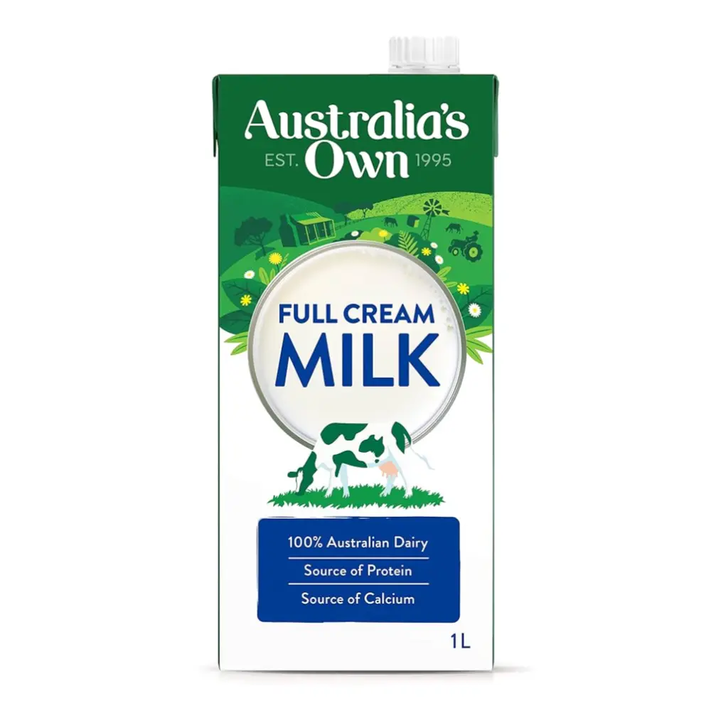 Sữa Tươi Tiệt Trùng Nguyên Kem, Full Cream Milk (1L) - AUSTRALIA'S OWN